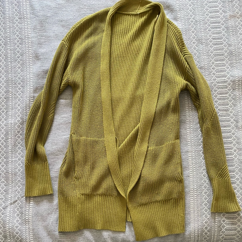 Lululemon Green/Yellow Sweater